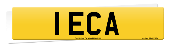 Registration number 1 ECA
